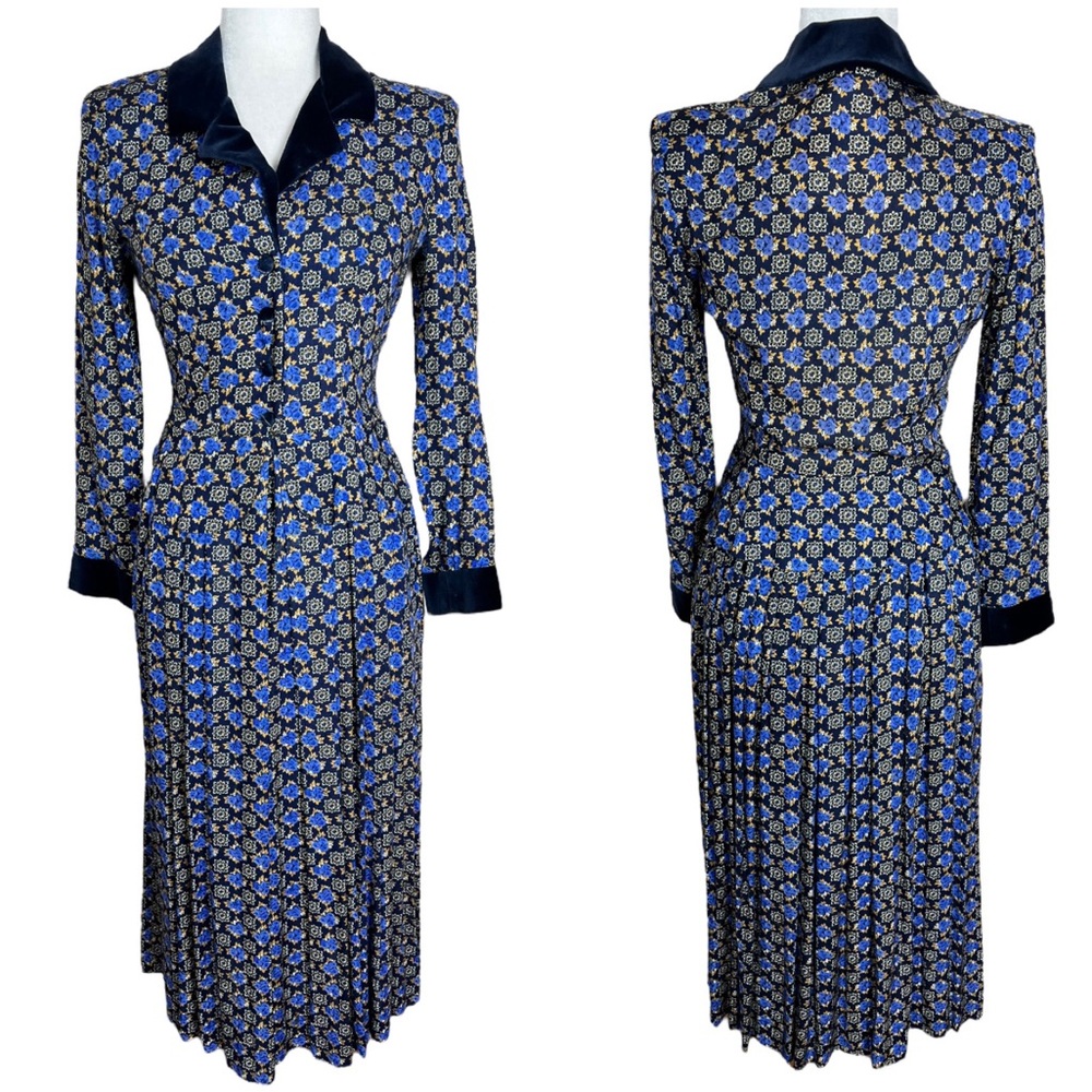 True Vintage Lanz Originals Floral Midi Dress